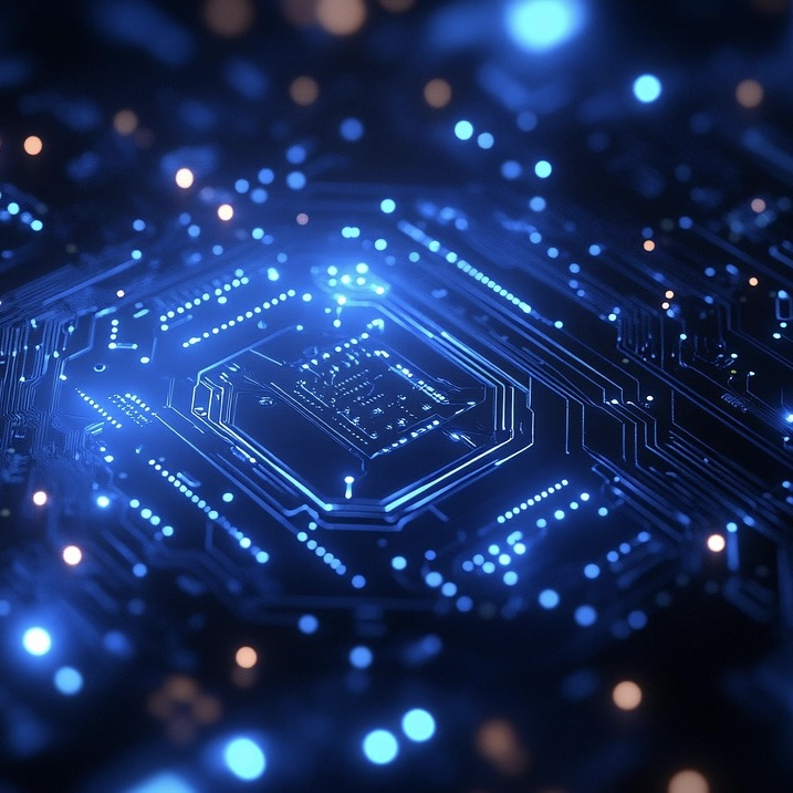 AI generated image of circuit board. Source: pixabay.com